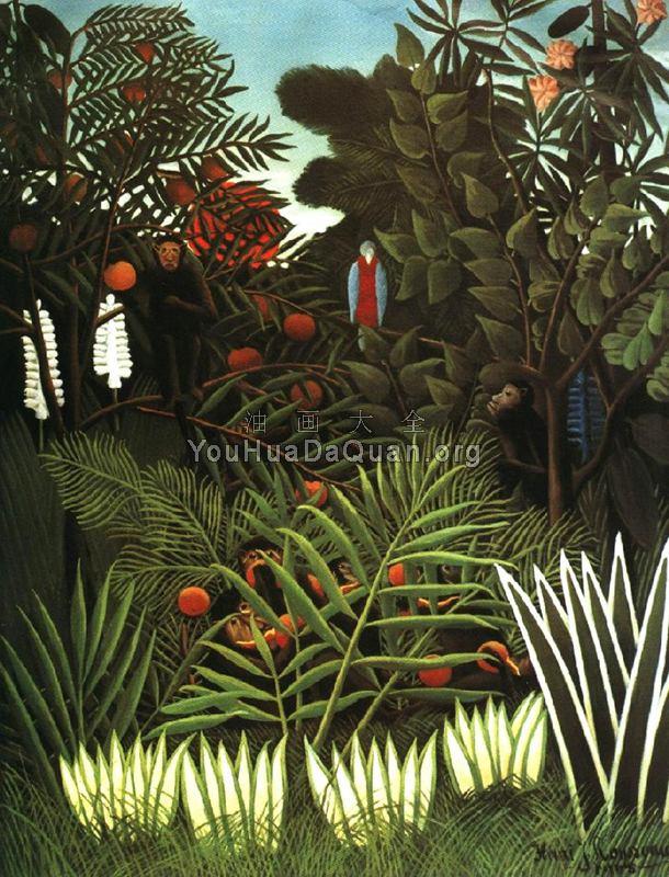 Exotic Landscape - 亨利·卢梭